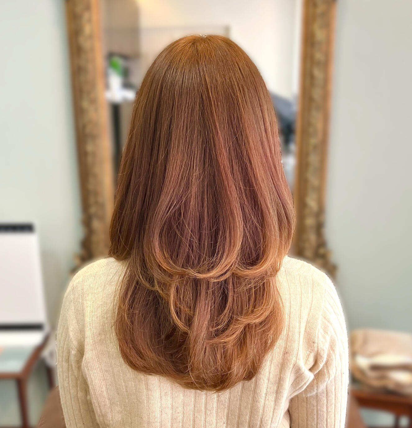 Gradation / Ginger Orange / Layer Cut
