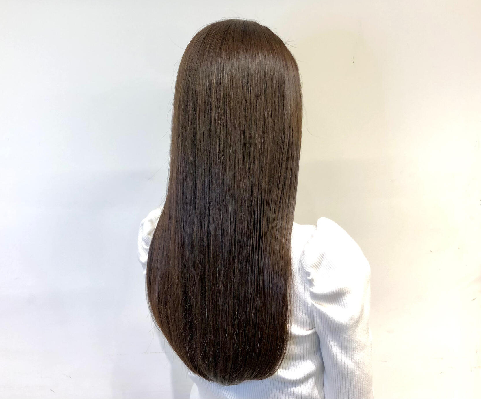 U-line Haircut / Low-Medium level Ashy Brown